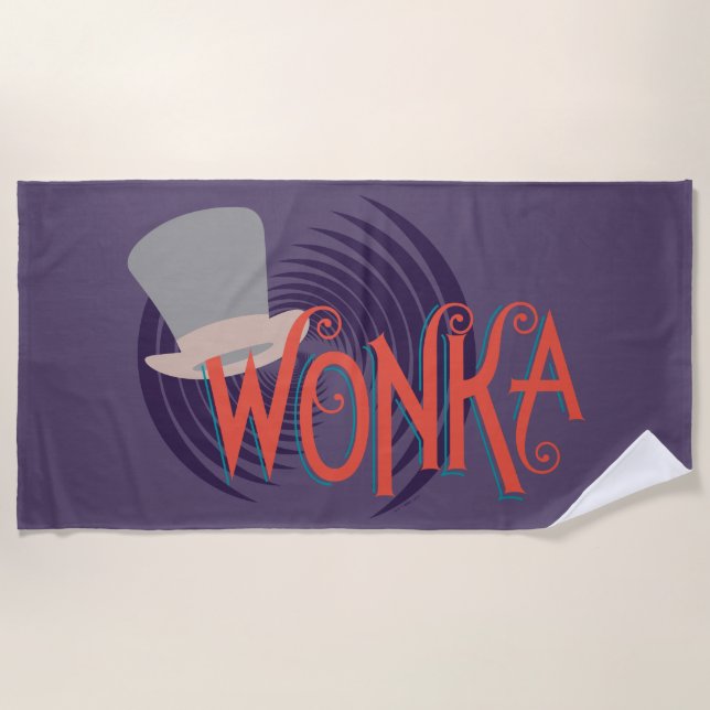 Wonka Spiral Logo Strandtuch (Vorderseite)