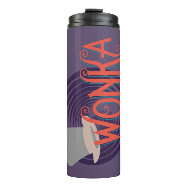 Wonka Spiral Logo Thermosbecher (Vorderseite)