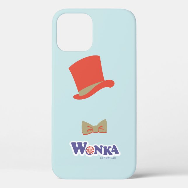 Wonka Top Hat & Bow Krawatte Case-Mate iPhone Hülle (Rückseite)