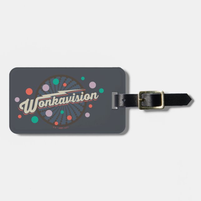Wonkaise-Logo Gepäckanhänger (Vorderseite horizontal)