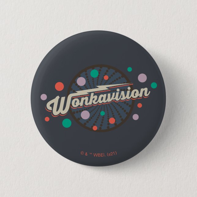 Wonkavision-Logo Button (Vorderseite)