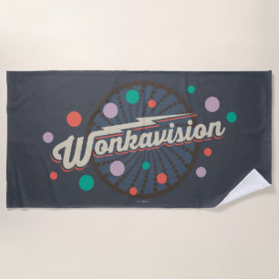 Wonkavision-Logo Strandtuch