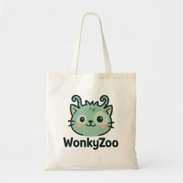 Wonky Cat Tasche | Große Tasche