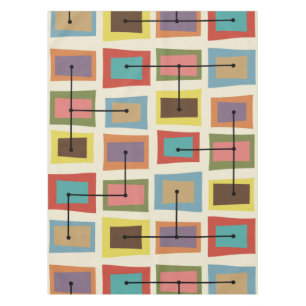 Wonky Doors kleinere mehrfarbig Tischdecke