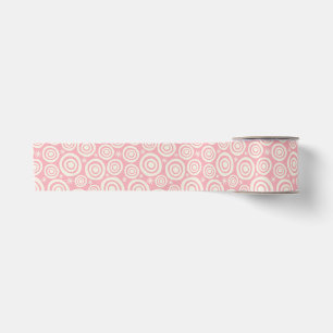 Wonky-Zielkreise und -steine - rosa Satinband