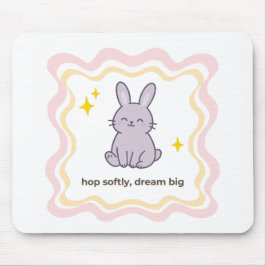 Wonky Zoo Bunny Mousepad