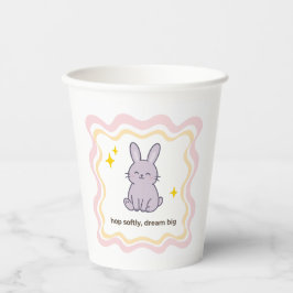Wonky Zoo Bunny  - Paper Cup Pappbecher
