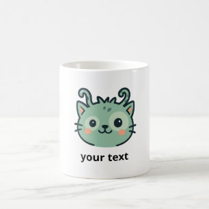 Wonky Zoo Chat Mug Personnalisé   Ajouter votre te