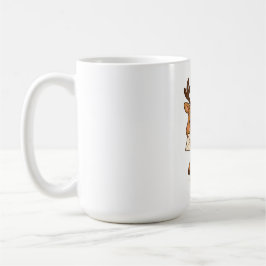 Wonky Zoo Christmas Mug - Cute Reindeer Kaffeetasse