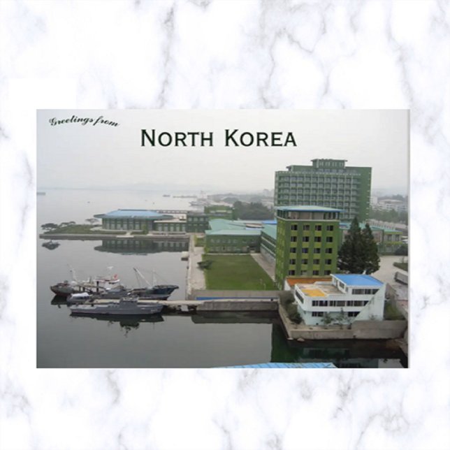 Wonsan Waterfront Nordkorea Postkarte (Von Creator hochgeladen)