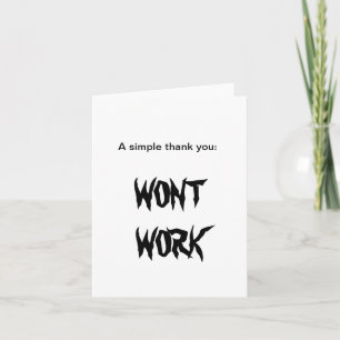WONT WORLD Dankeschön Karten