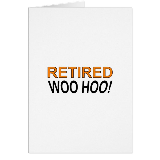 Woo Hoo à la retraite (Devant)