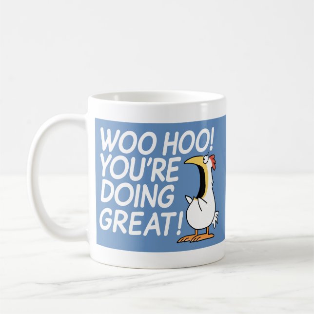 WOO HOO! DU MACHST GROSS! Sandra Boynton Kaffeetasse (Links)
