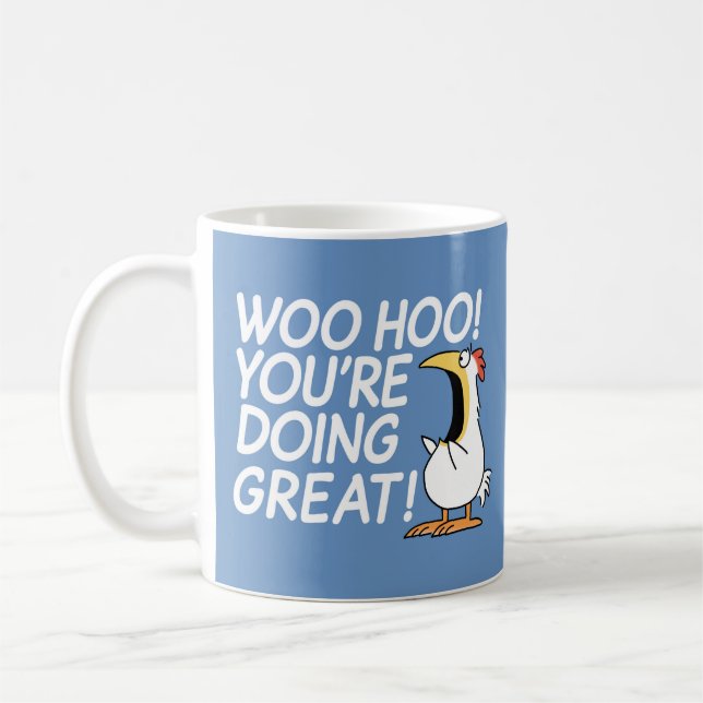 WOO HOO! DU MACHST GROSS! Sandra Boynton Kaffeetasse (Links)