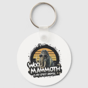 Woo Mammut Ist Mein Krafttier Art Schlüsselanhänger