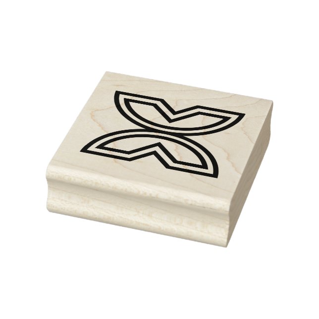 Wood Adinkra (Freedom) Gummi-Briefmarke Gummistempel (Stempel)