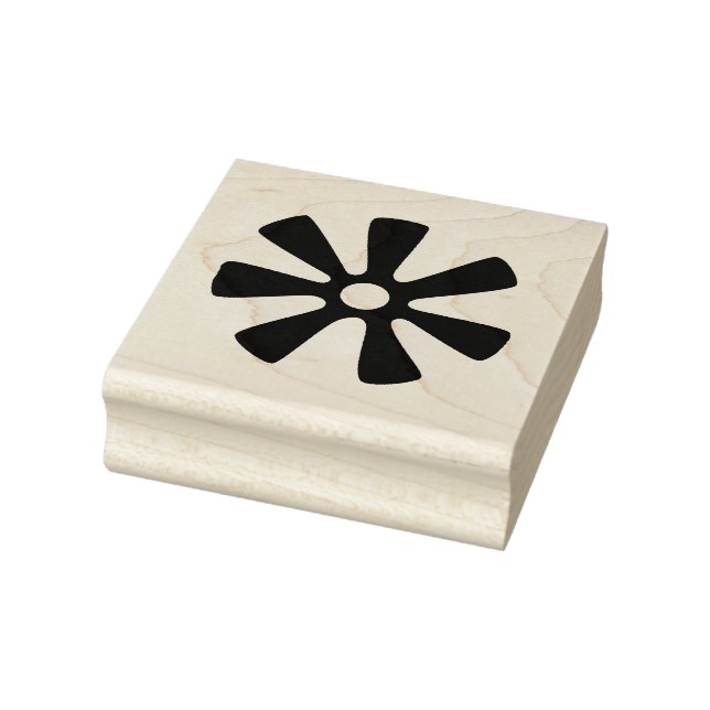 Wood Adinkra (Weisheit) Gummi-Briefmarke Gummistempel (Stempel)