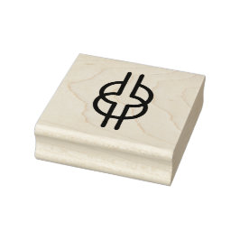 Wood Adinkra (Weisheit) Gummi-Briefmarke Gummistempel