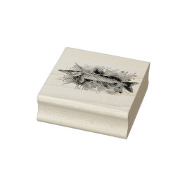 Wood Art Stamp Gummistempel