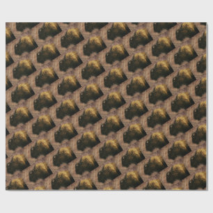 Wood Bison Buffalo Geschenkpapier