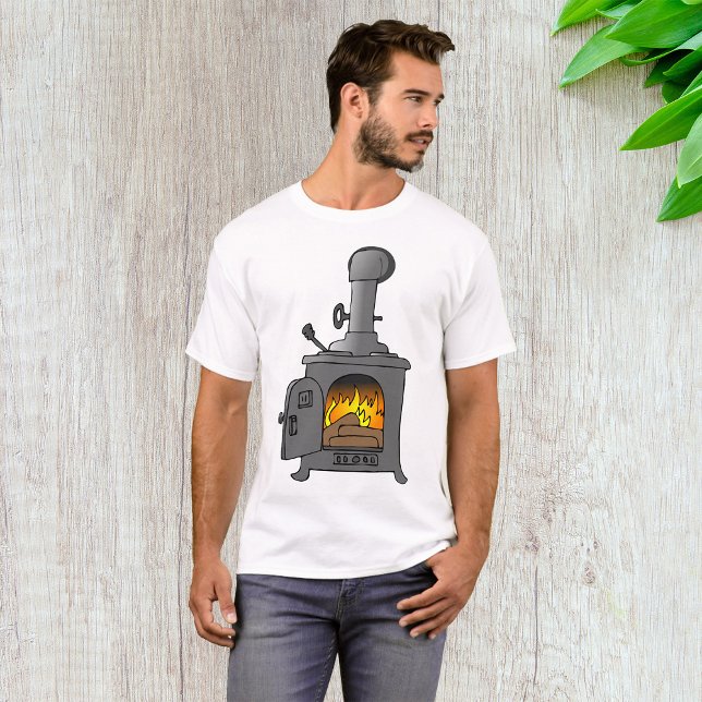 Wood Burner Stove T-Shirt (Von Creator hochgeladen)