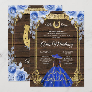 Wood Charro - Rose der Marine Prinzessin Mis Quinc Einladung