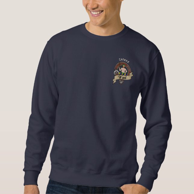 Wood Clan Abzeichen & Motto Sweatshirt (Vorderseite)