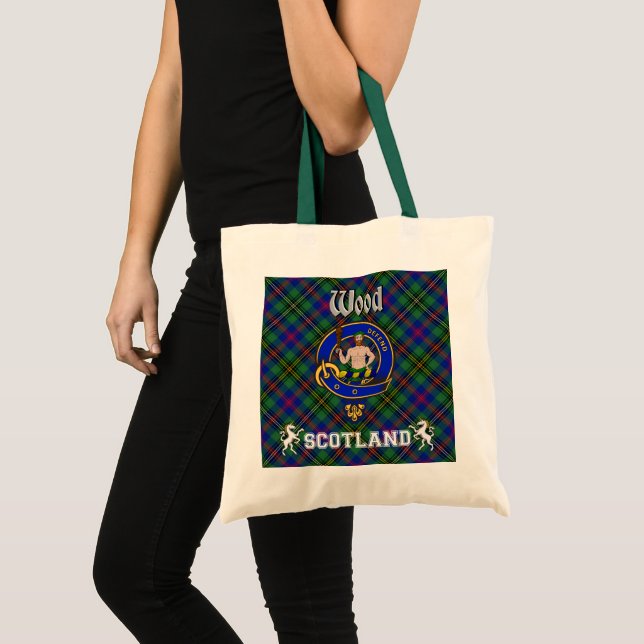 Wood Clan Abzeichen Tartan Tasche (Vorderseite (Produkt))