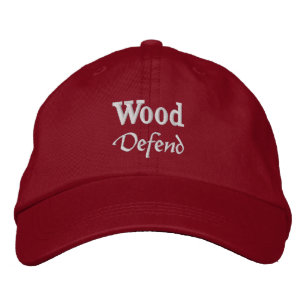 Wood Clan Motto bestickter Hut