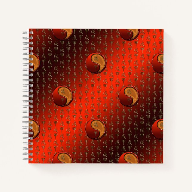 Wood Dog Notizbuch (Vorderseite)
