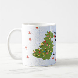 Wood Dragon Blue Kaffeetasse