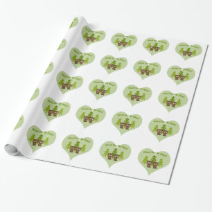 Wood du meins Biber bist Geschenkpapier