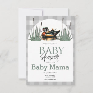 Wood Duck Baby Shower Einladung