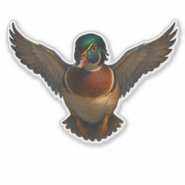 Wood Duck Cut-out Sticker