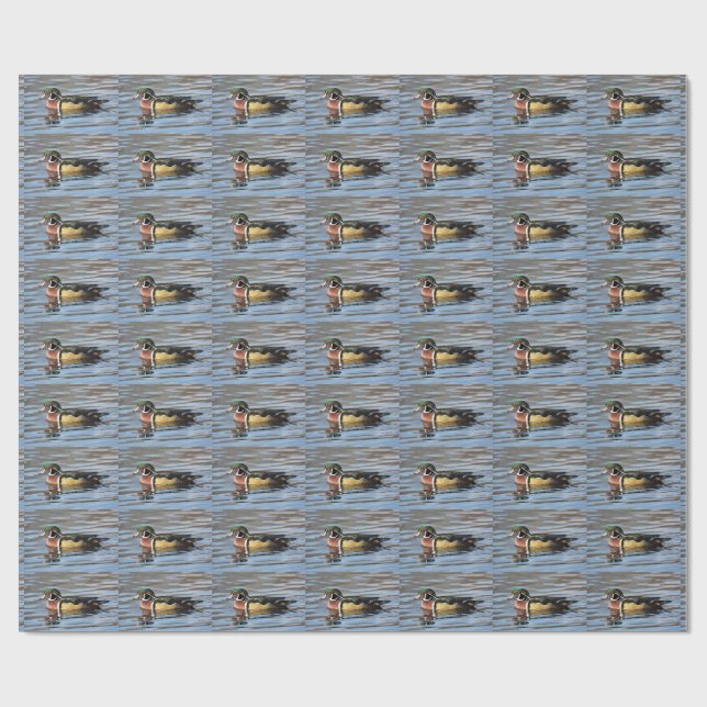 Wood Duck Geschenkpapier (Flach)