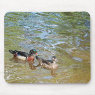 Wood Duck Pair Mousepad