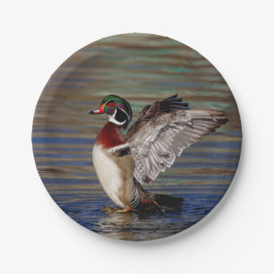 Wood Duck Pappteller