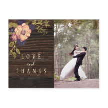 Wood Foto Wedding Vielen Dank