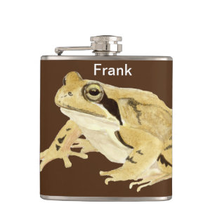 Wood Frog Flachmann