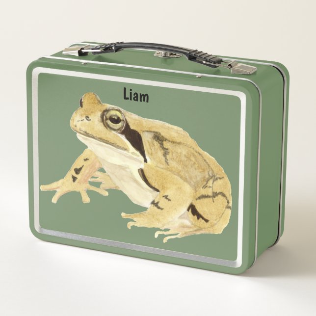 Wood Frog Metall Brotdose (Rückseite)