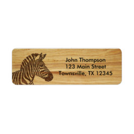 Wood Inlay Zebra