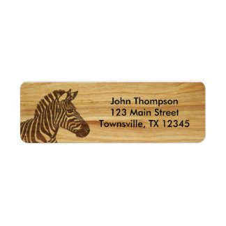 Wood Inlay Zebra