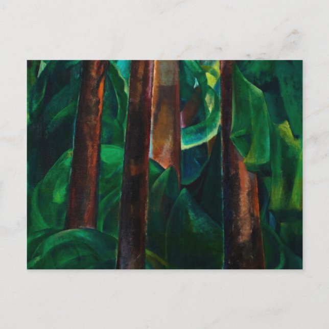 Wood Interior, 1930 von Emily Carr Postkarte (Vorderseite)