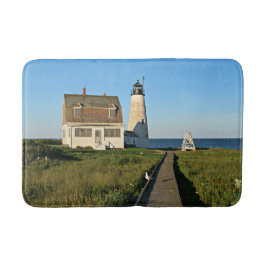 Wood Island Lighthouse Maine Bath Mat Badematte