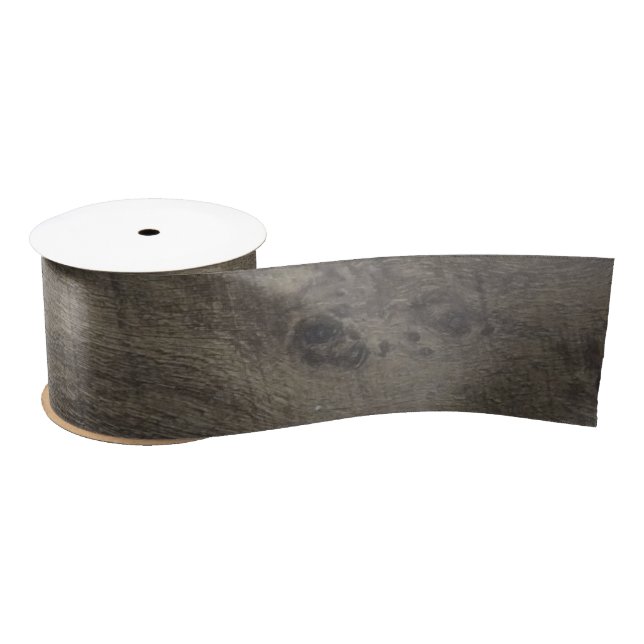 "Wood Look" Satinband (Spule)