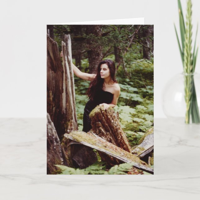 Wood Nymph notecard Karte (Vorderseite)