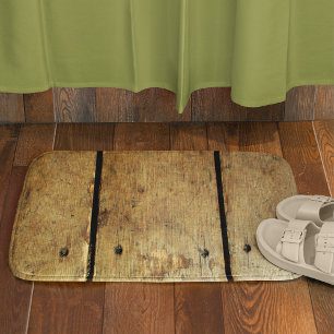 Wood Planks Badematte