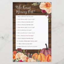 Wood Rustic Pumpkin, die Mommy Best Game kennt