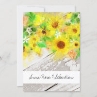 *~* Wood Rustic Vintag Sonnenblumen Country Weddin