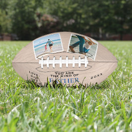 Wood Theme Vatertag Vater Geburtstag Football